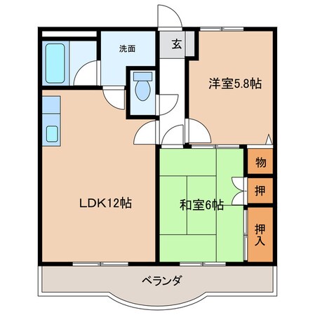 コンフォース　(薮田東)の物件間取画像